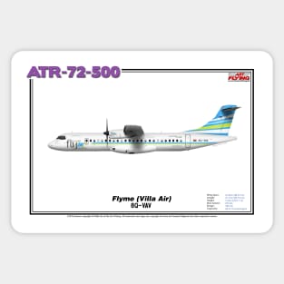Avions de Transport Régional 72-500 - Flyme (Villa Air) (Art Print) Sticker